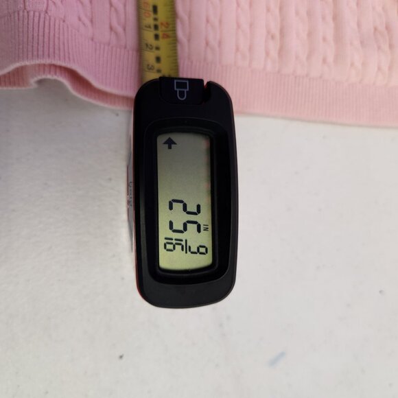 Tommy Hilfiger 3X Light Pink Long Sleeve V-Neck Pullover Cable Knit Sweater 2261 - Picture 6 of 7